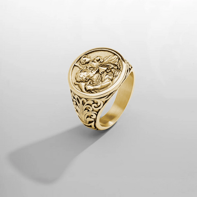 St. Christopher Ring (Gold)