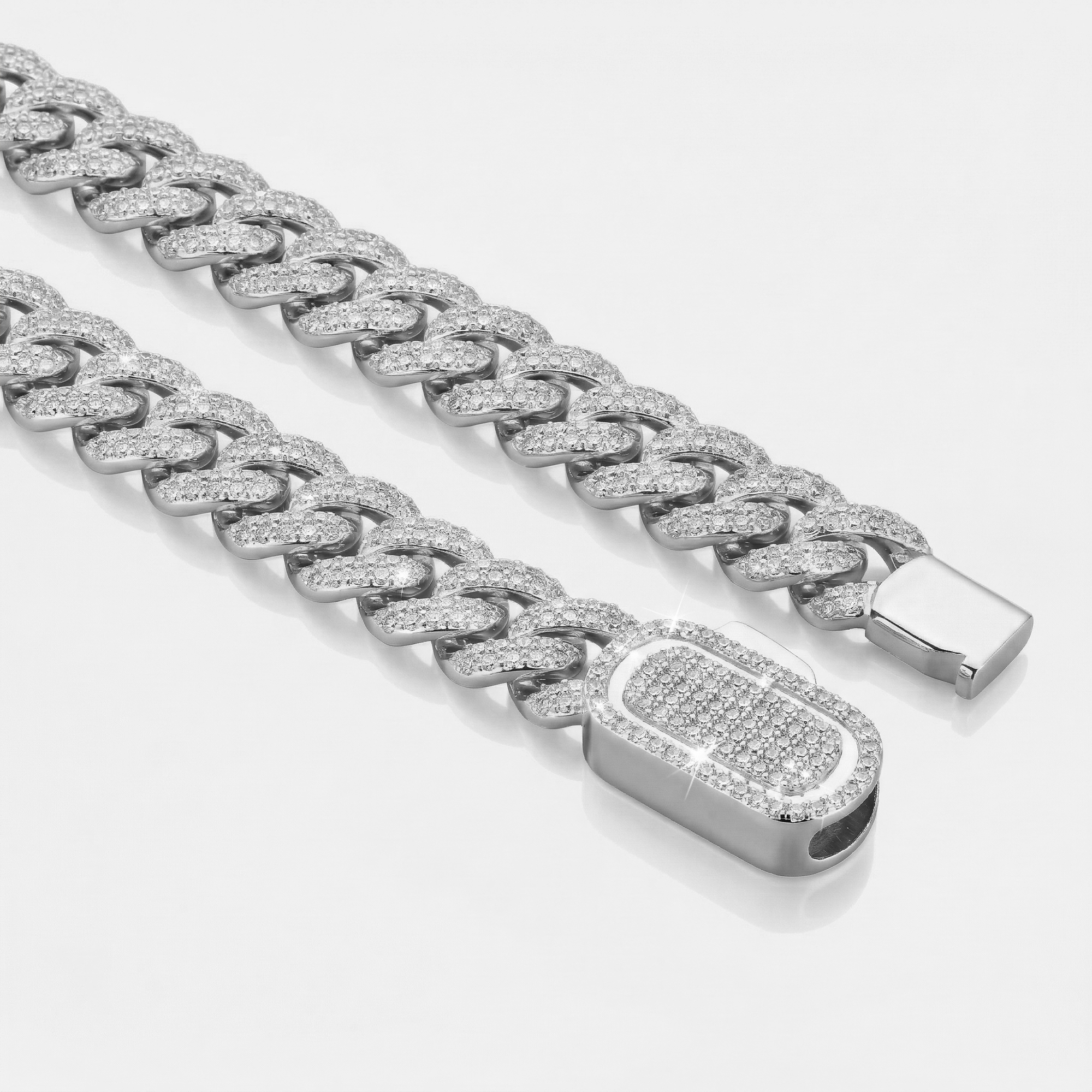 Iced Cuban Chain (Silver) 10mm