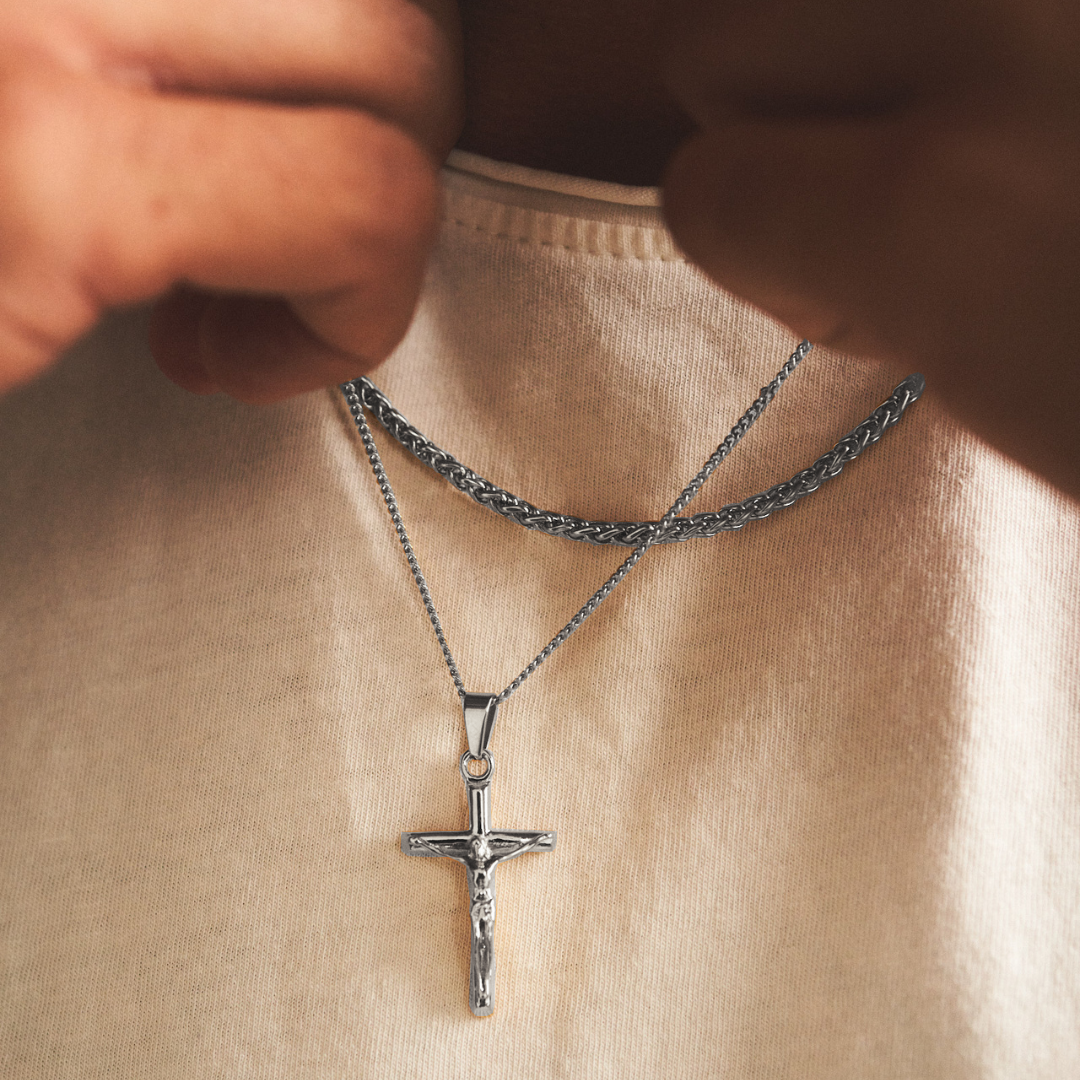 Crucifix Set (Silver)