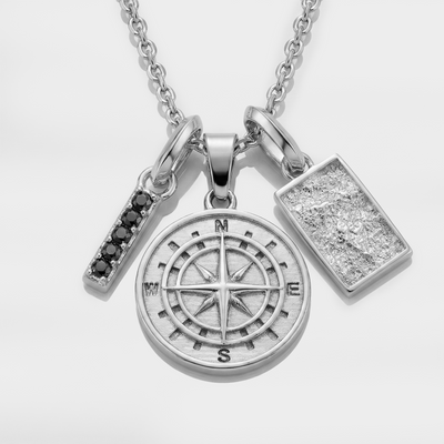 Build Your Own Pendant (Silver) | Onyx Stone