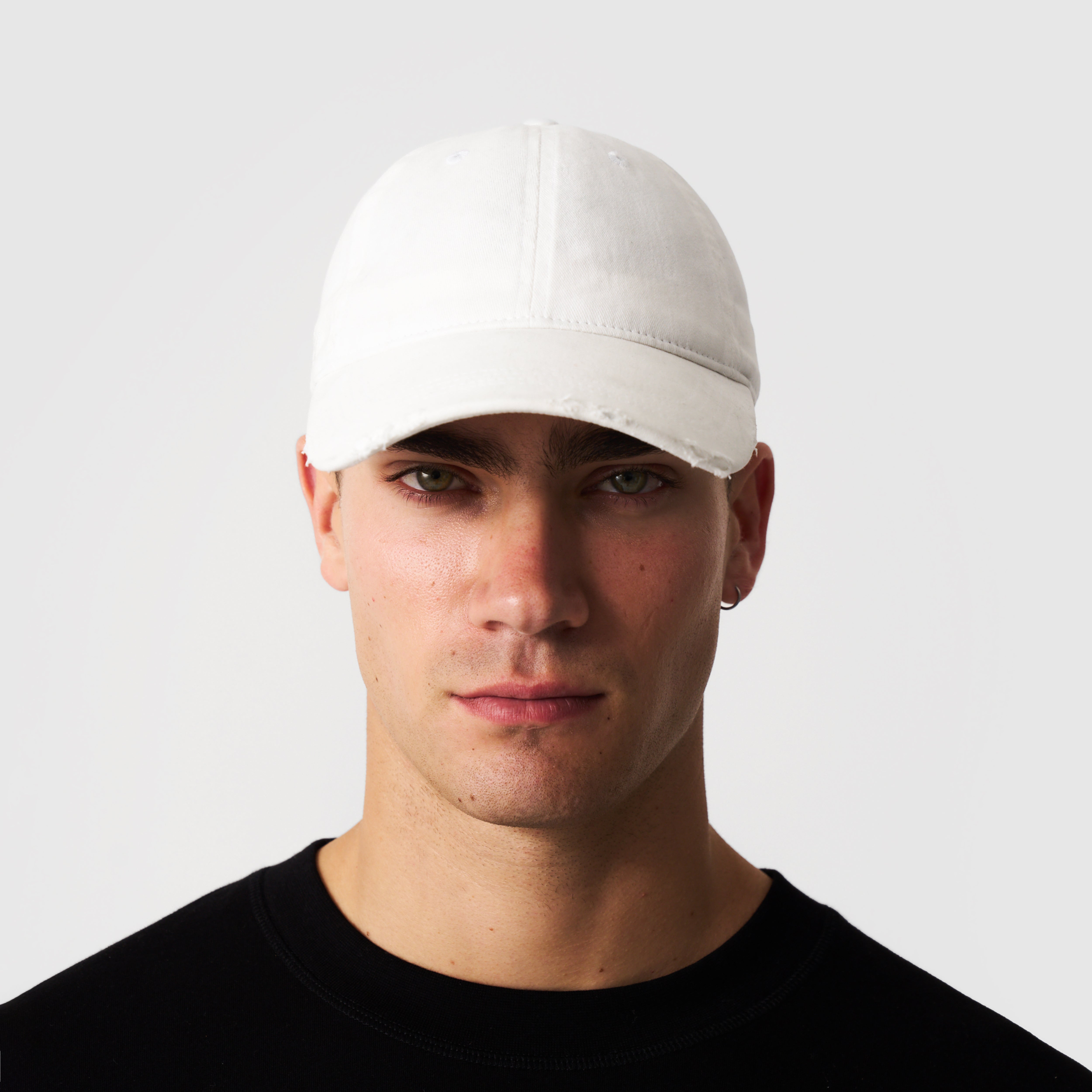 Distressed Cap (Cream)