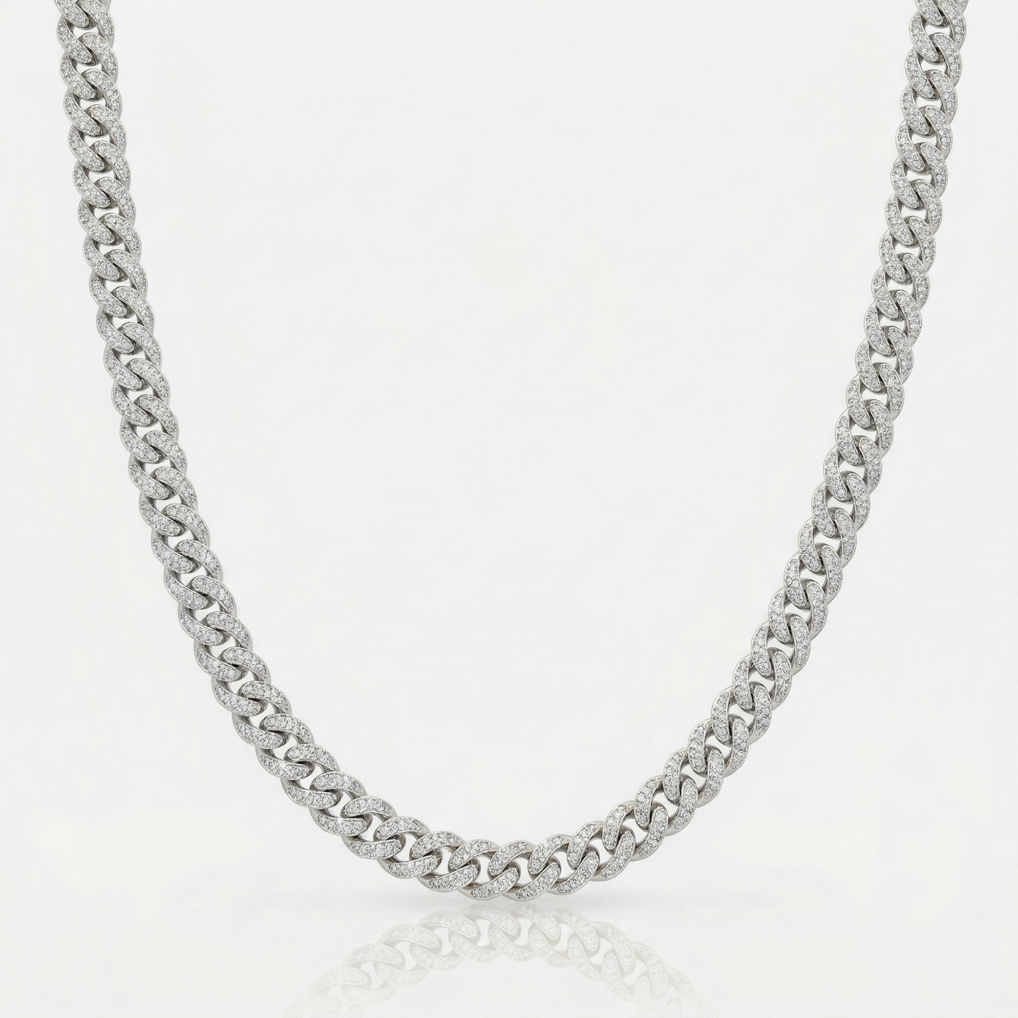 Iced Cuban Chain (Silver) 10mm
