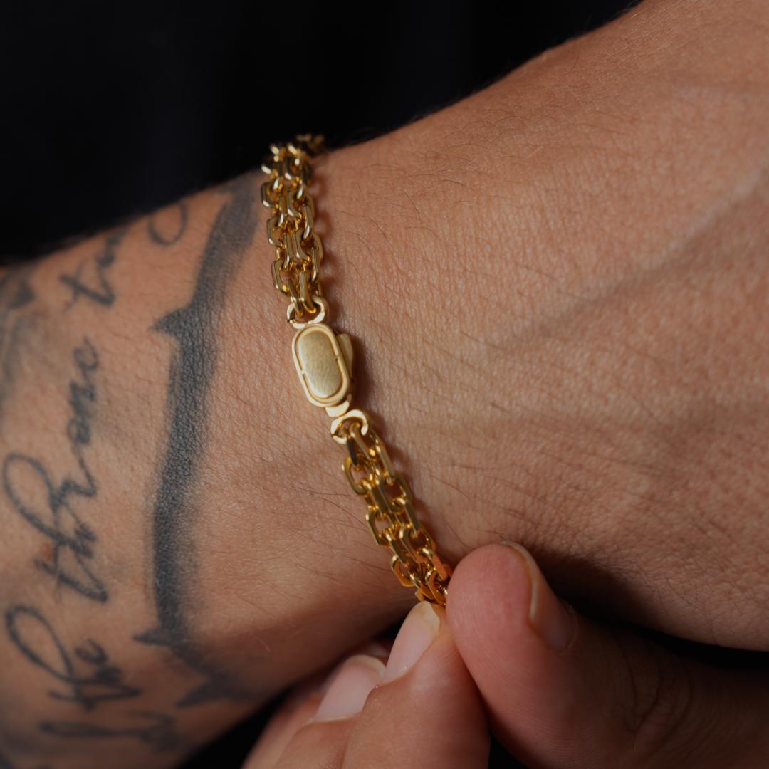 Double Belcher Bracelet (Gold)