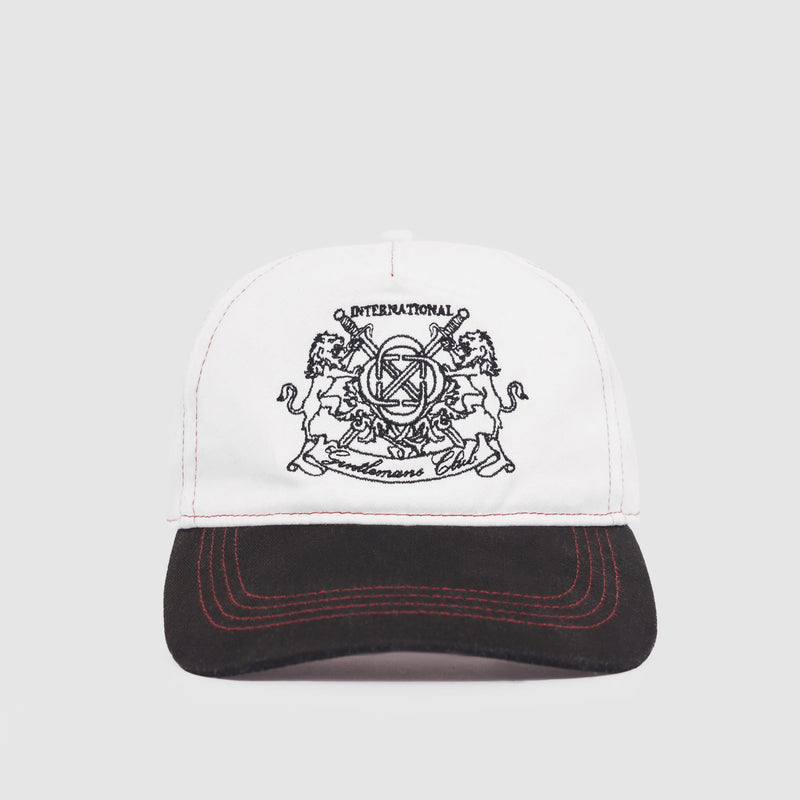 Gentlemen's Club Cap (White/Black)