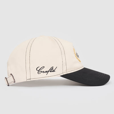 Yacht Club Cap (Cream/Black)