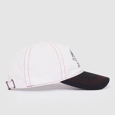 Gentlemen's Club Cap (White/Black)