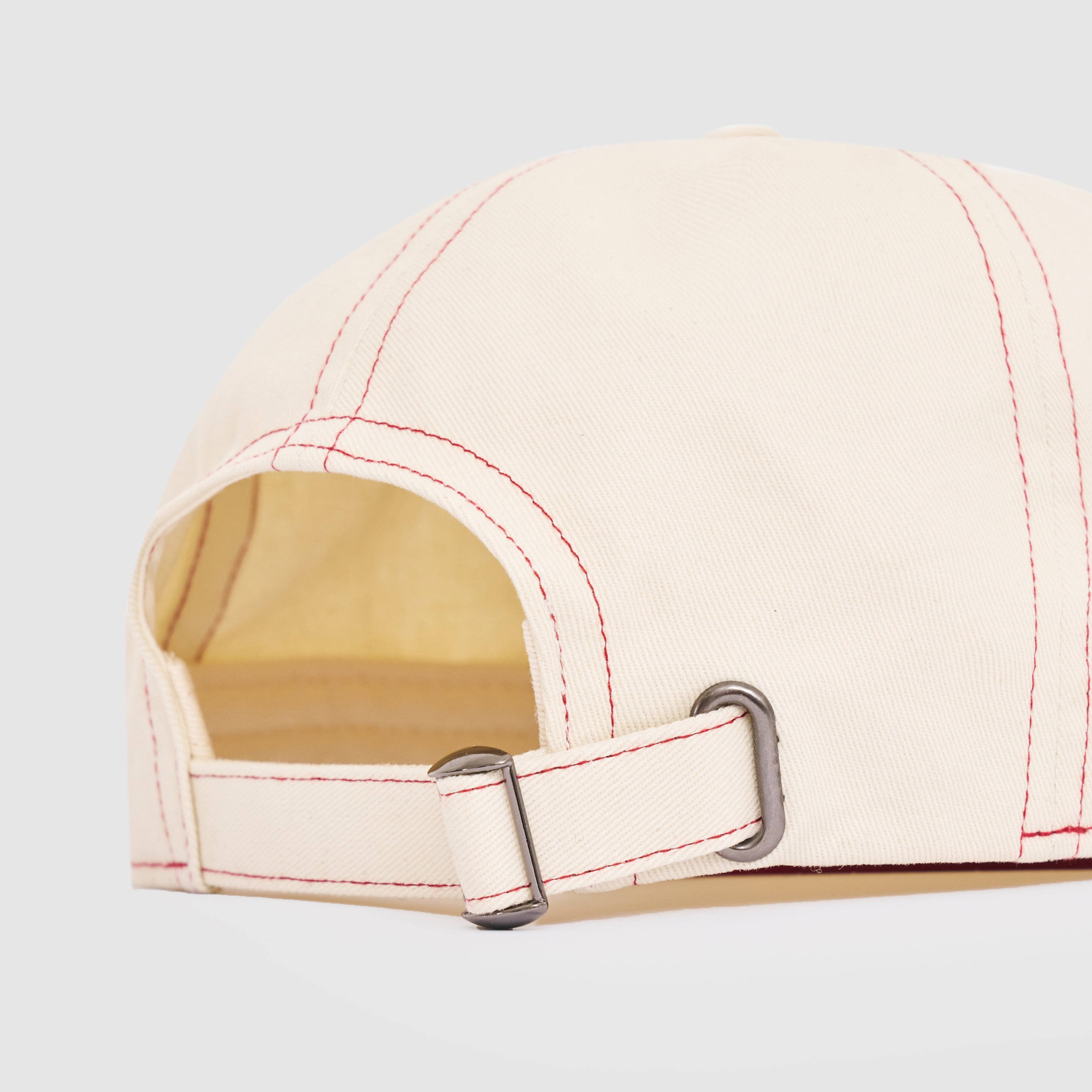 Yacht Club Cap (Cream/Red)