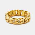 Cuban Band Ring (Gold) 6mm
