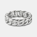 Cuban Band Ring (Silver) 6mm