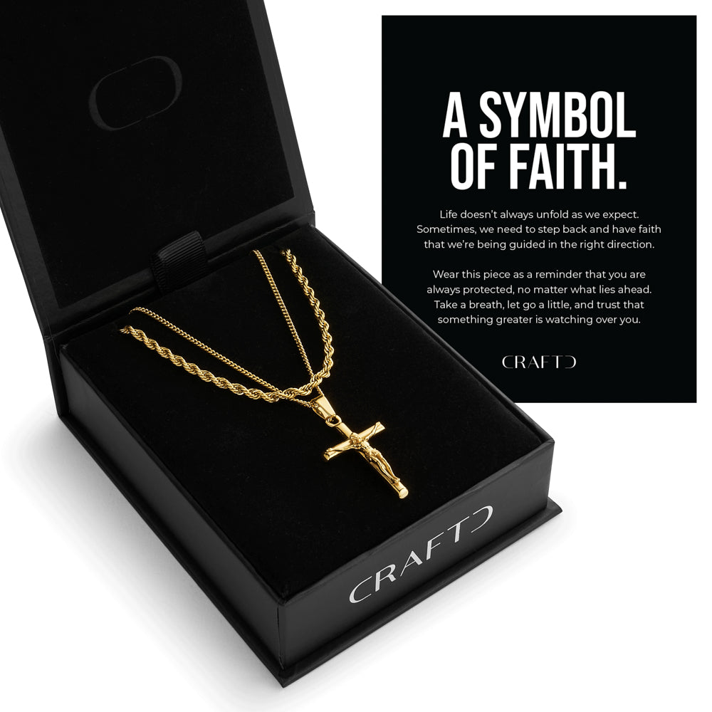 Meaningful Pendant Gift Set (Gold)