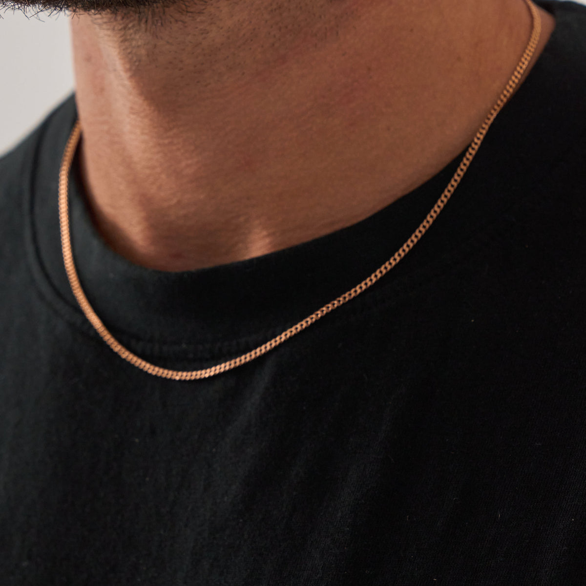 Cuban (Rose Gold) 2mm