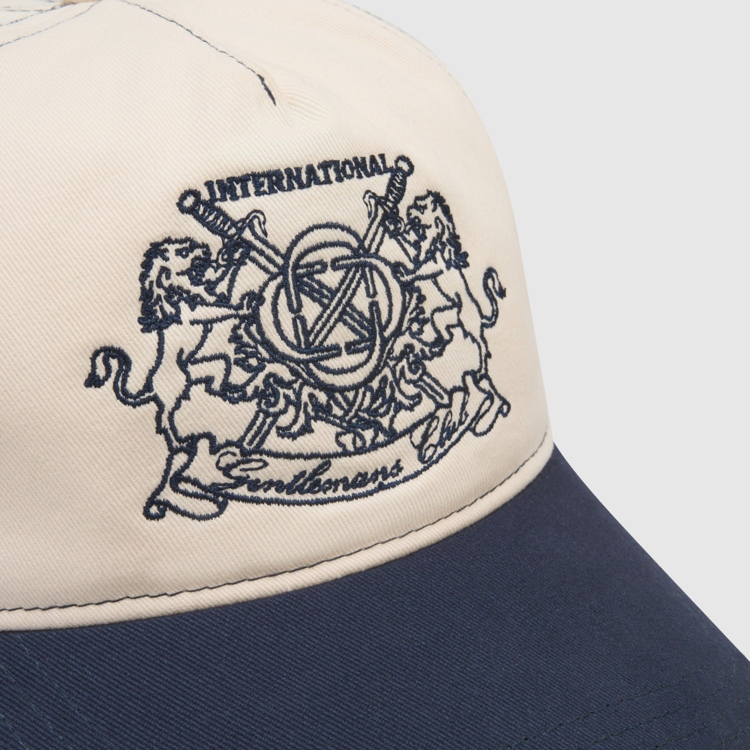 Gentlemens Club Cap (Cream/Navy)