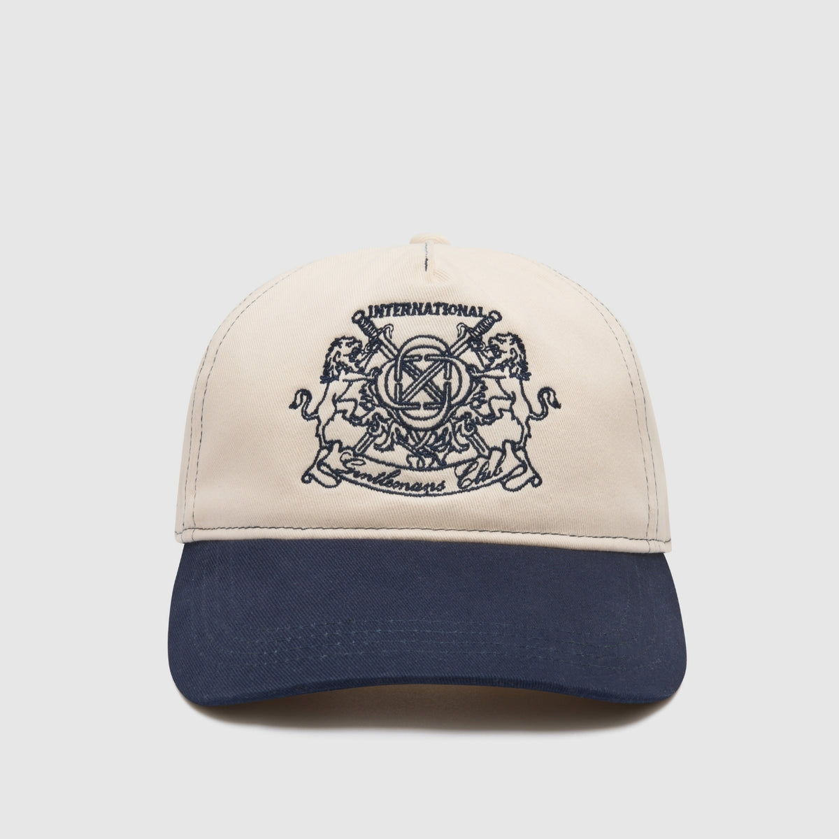 Gentlemens Club Cap (Cream/Navy)