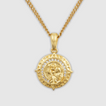 Iced St Christopher (Gold)