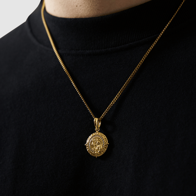 Iced St Christopher (Gold)