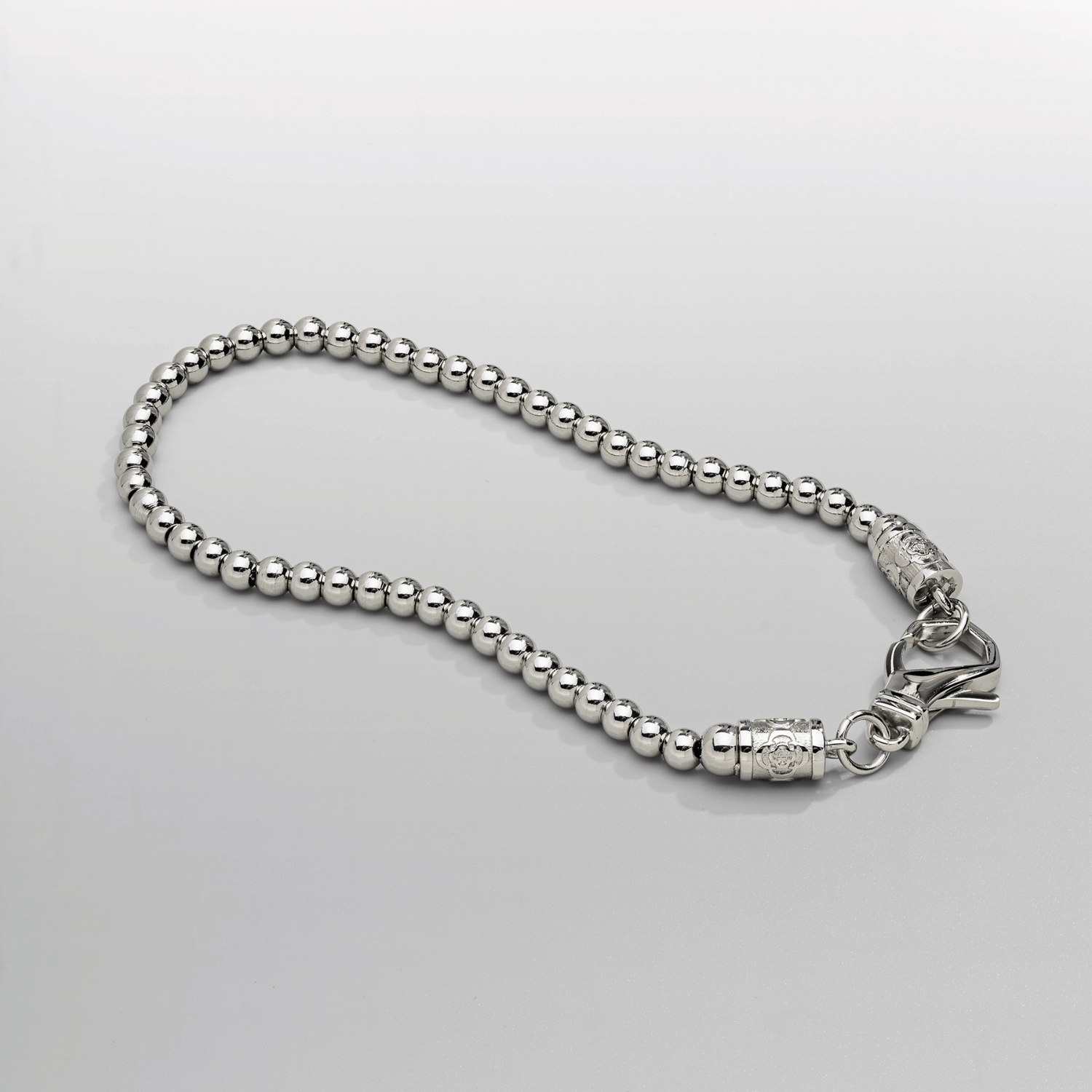 Mini Chrome Ball Bracelet (Silver)