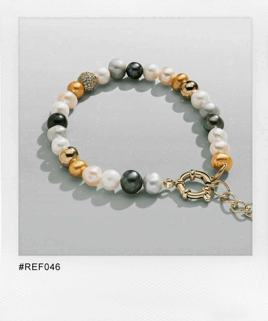 Rocco Real Pearl Bracelet (Gold)