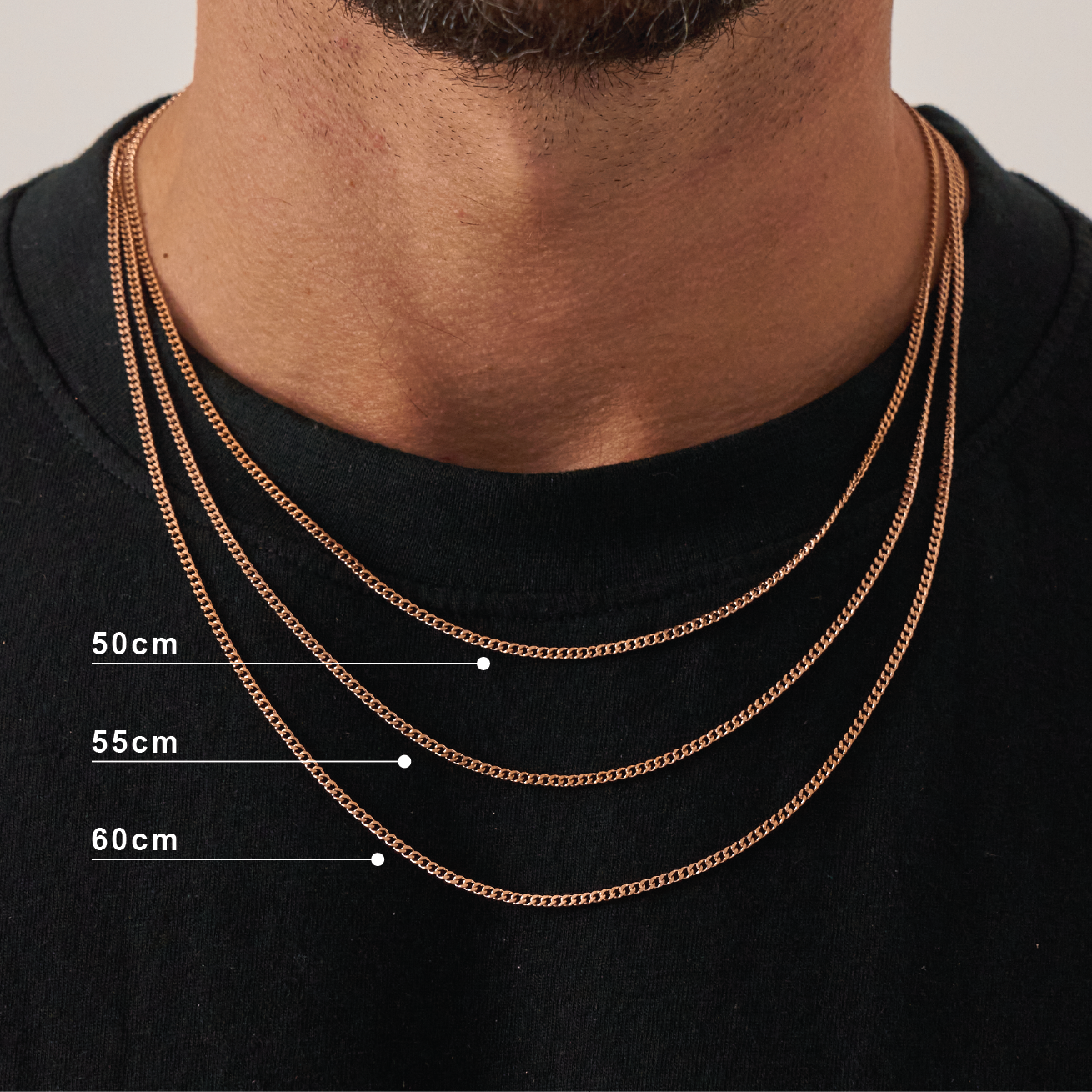 Cuban (Rose Gold) 2mm