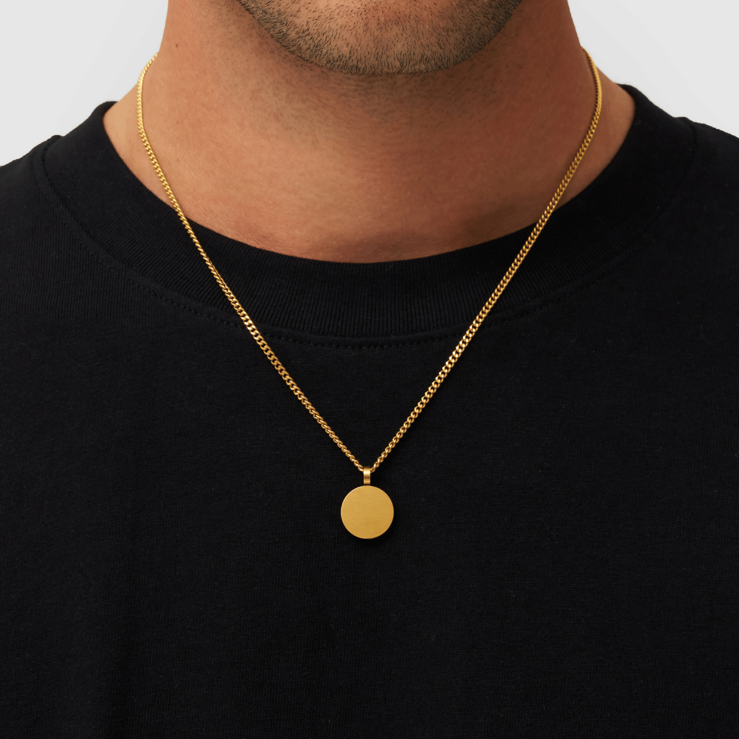 Round Totem Pendant (Gold)