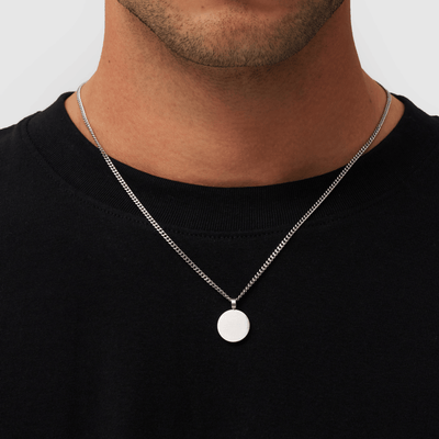 Round Totem Pendant (Silver)