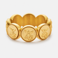 St Michael Band Ring (Gold)
