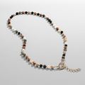 Stone Beaded Necklace (Gold)