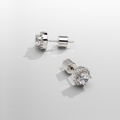 Stud Earrings (Silver)