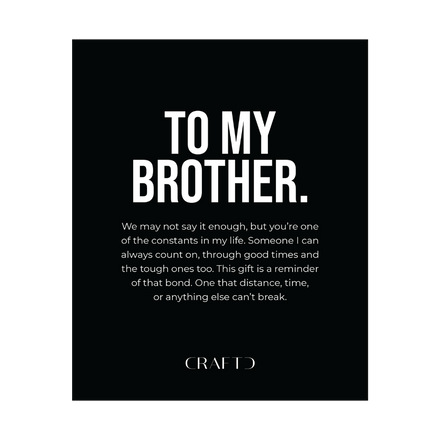 To My Brother