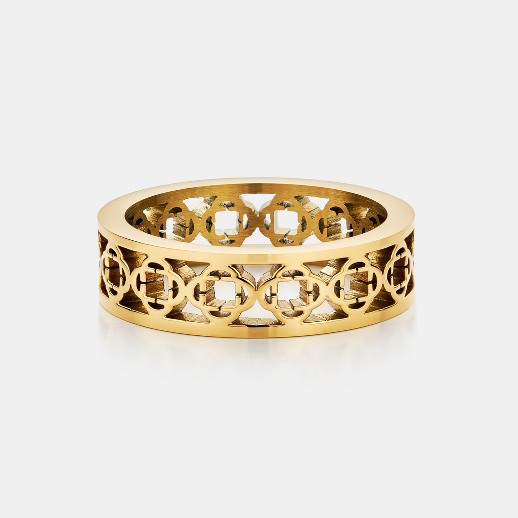 Clover Band Ring