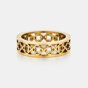 Clover Band Ring (Gold)