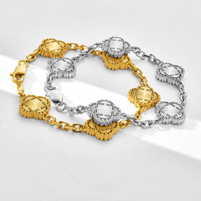 Clover Bracelet (Silver)