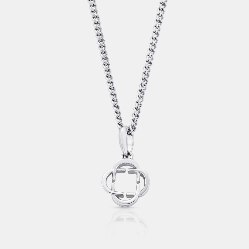 Clover Logo Pendant (Silver)