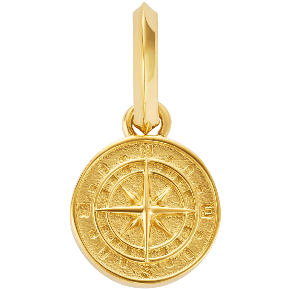Mini Compass Pendant (Gold)