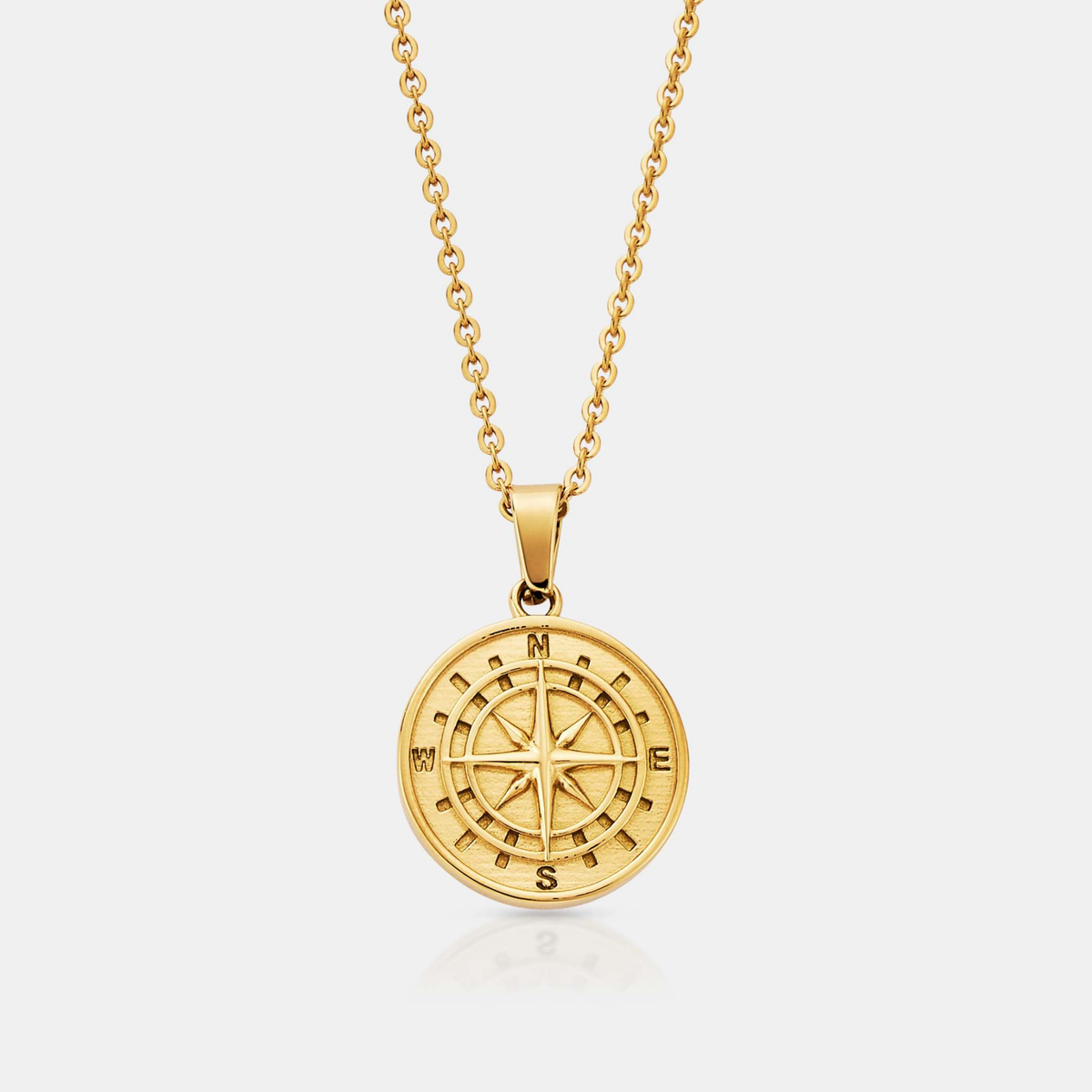 Compass Pendant (Gold)