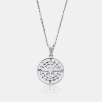 Compass Pendant (Silver)