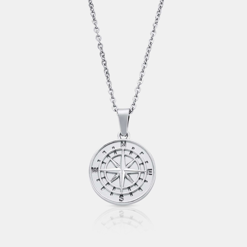 Compass Pendant (Silver)