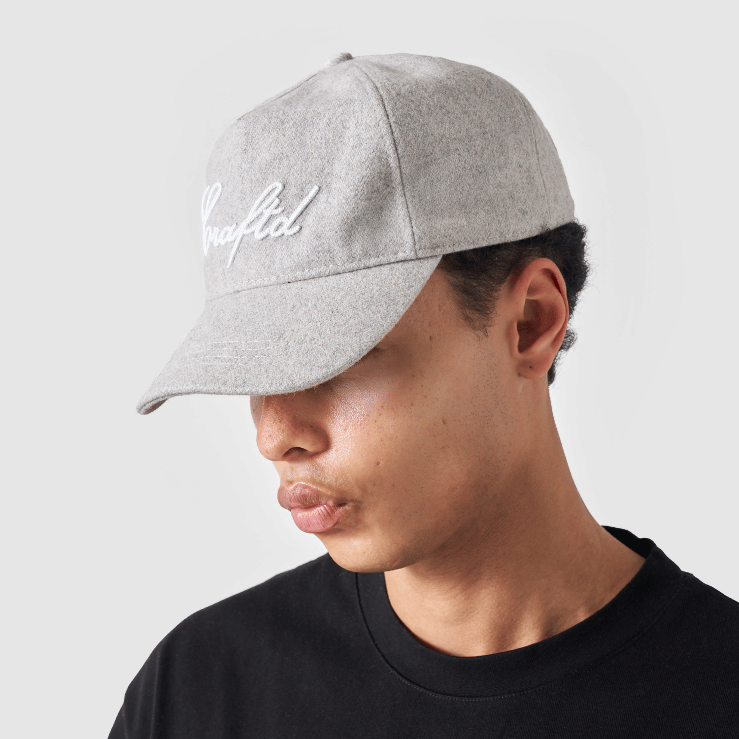 Wool Signature Cap (Grey)