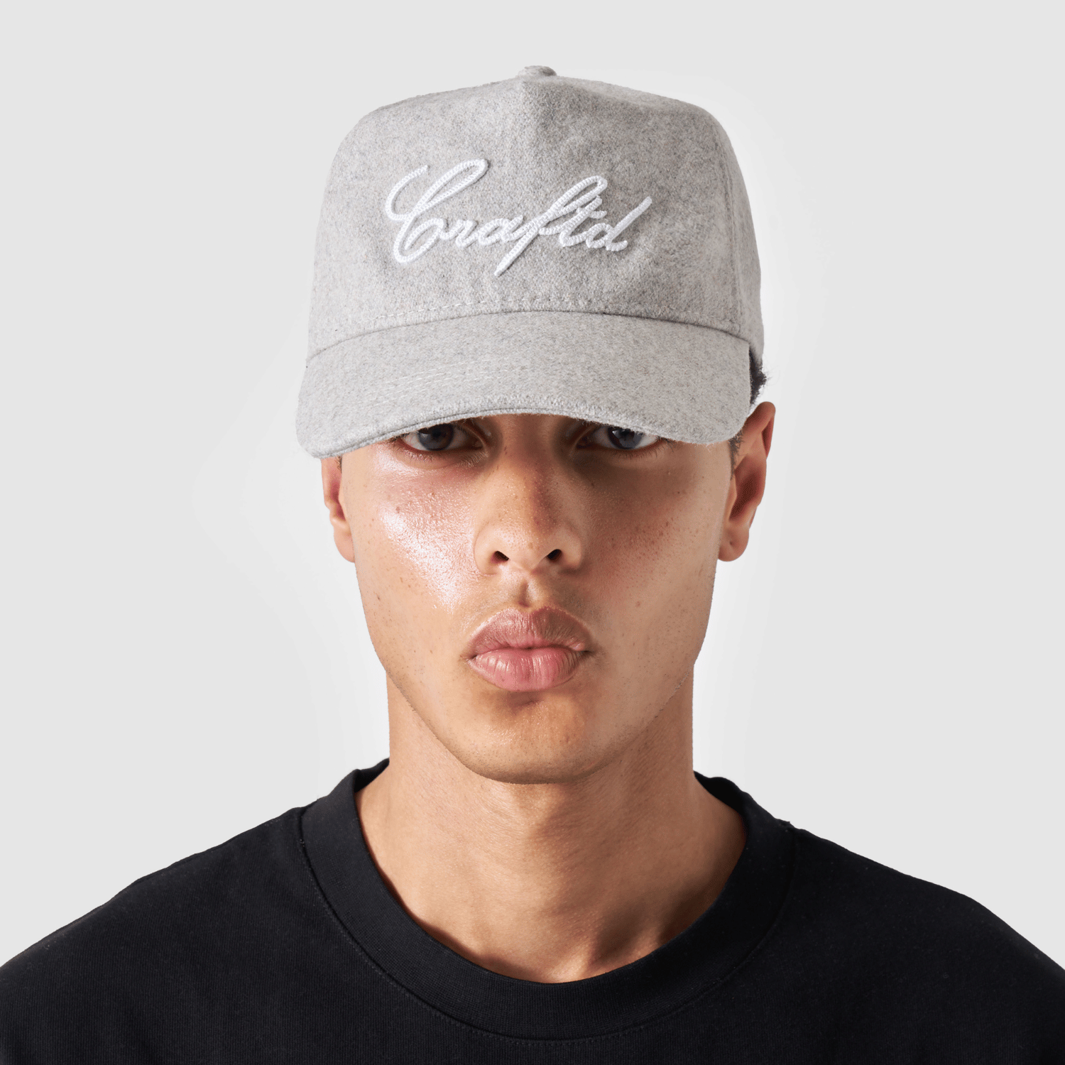 Wool Signature Cap (Grey)