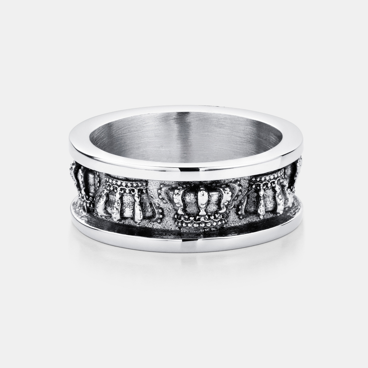 Crown Band Ring (Silver)
