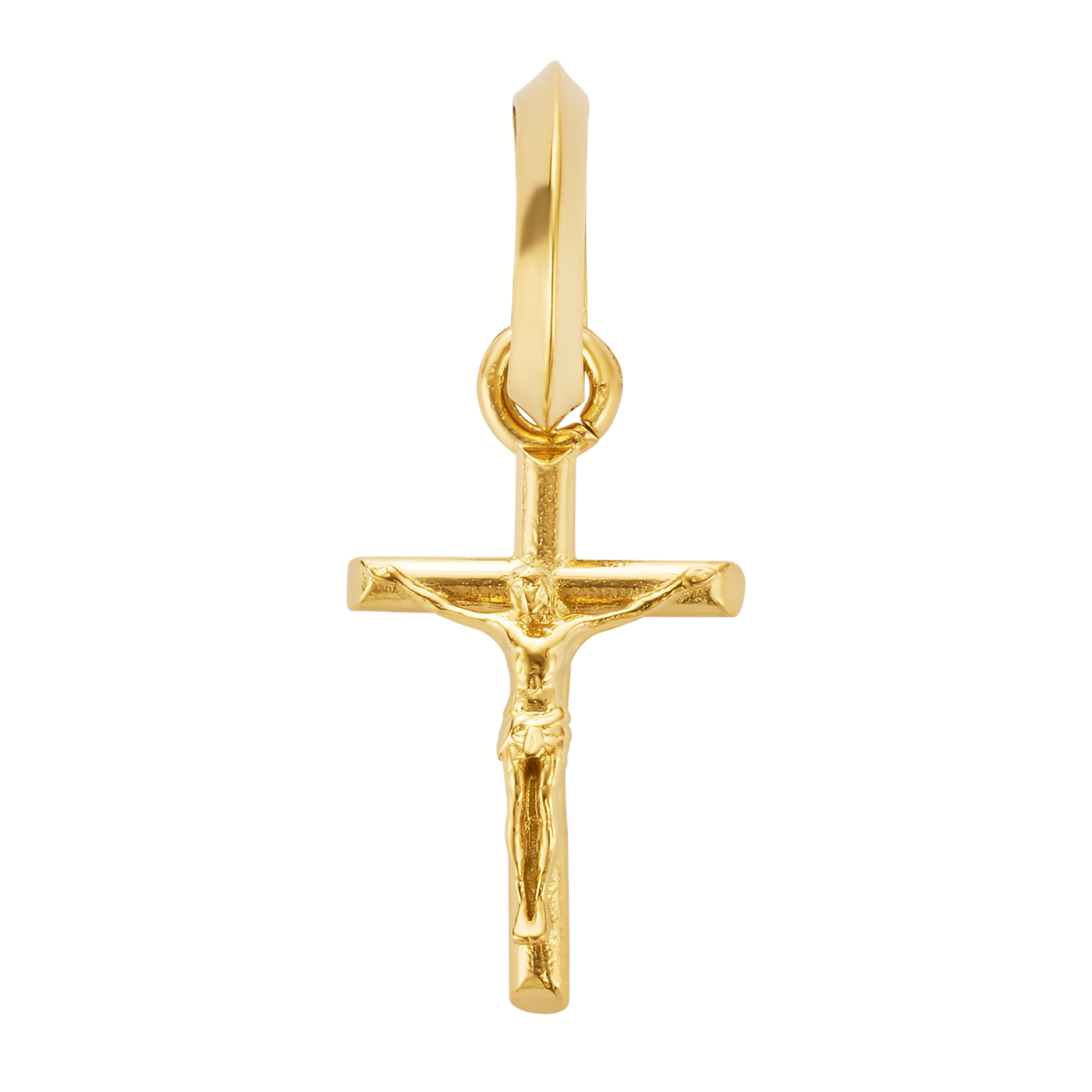 Mini Crucifix Pendant (Gold)