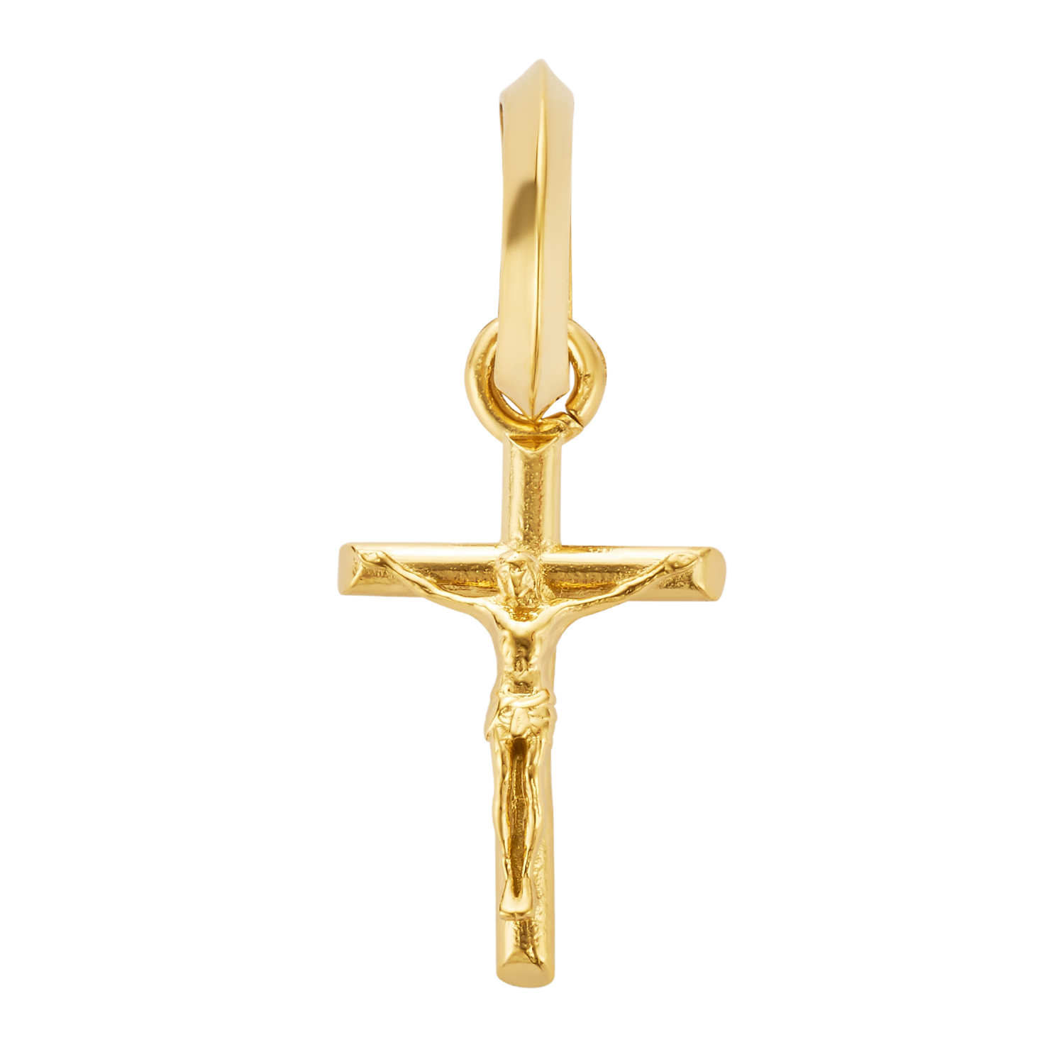 Mini Crucifix Pendant (Gold)