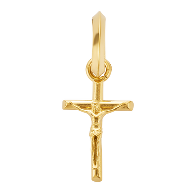 Mini Crucifix Pendant (Gold)
