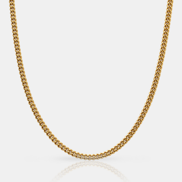 CRAFTD Cuban 4mm gold chain