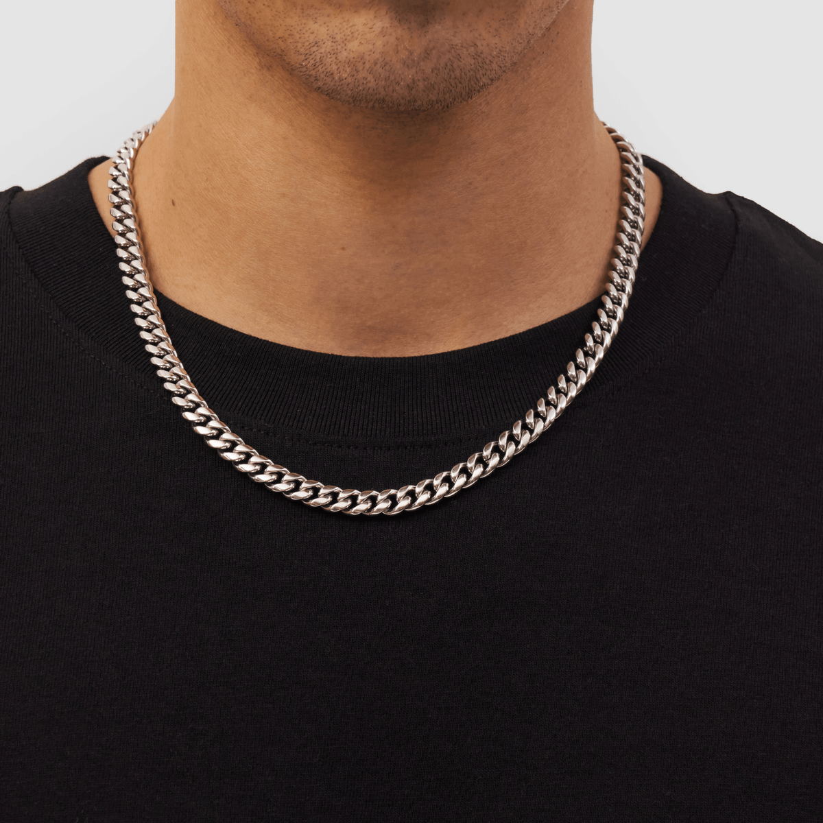 Cuban 8mm Gift Set (Silver)