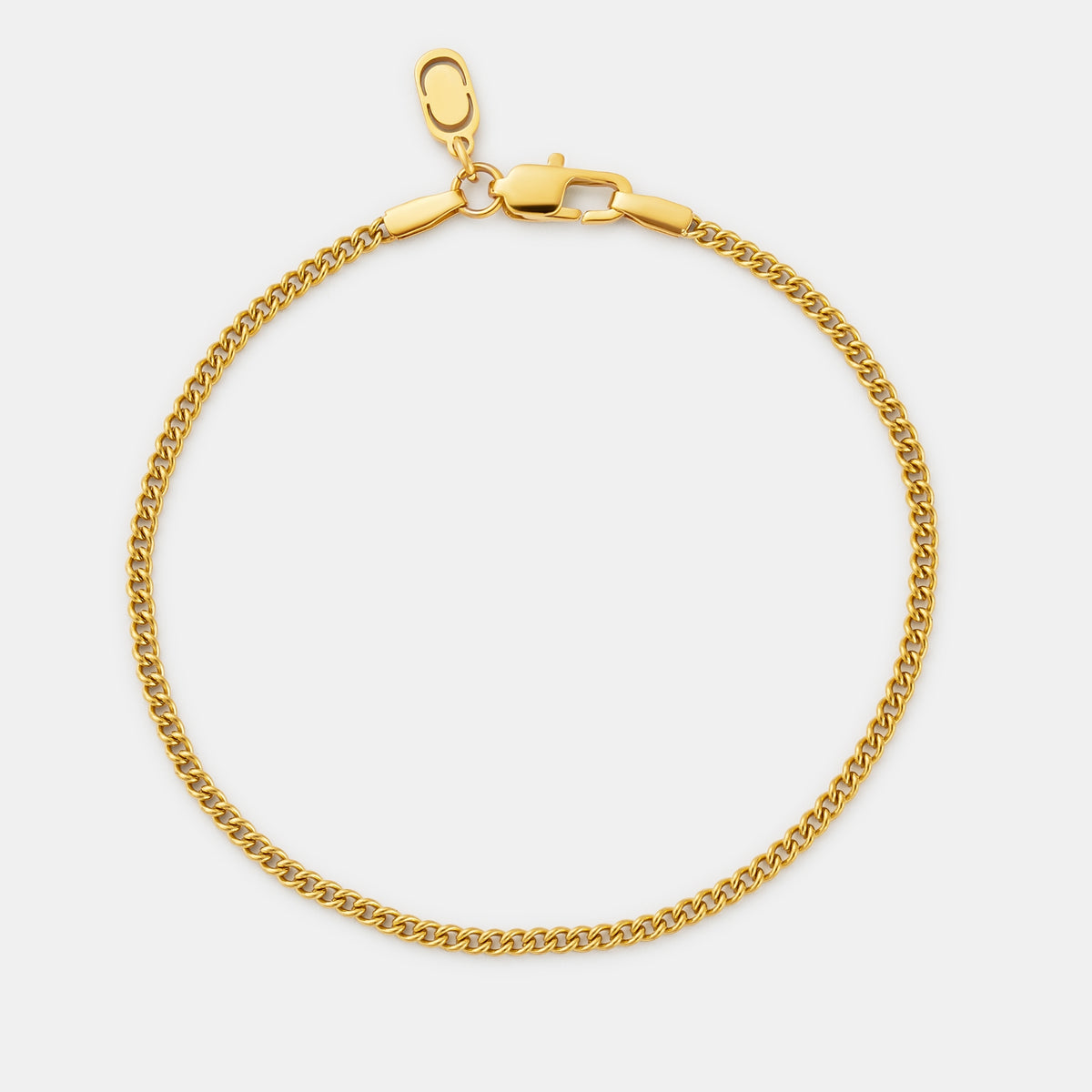 Cuban Bracelet (Gold) 2mm