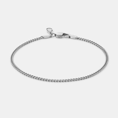 Cuban Bracelet (Silver) 2mm