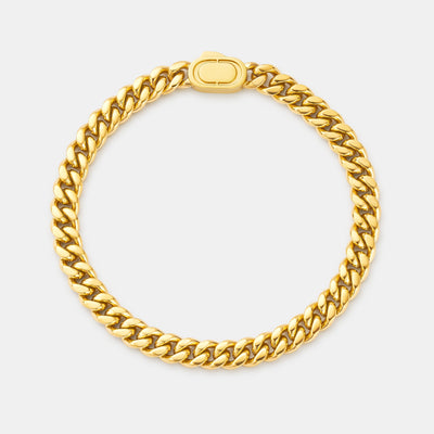 Cuban Bracelet (Gold) 6mm