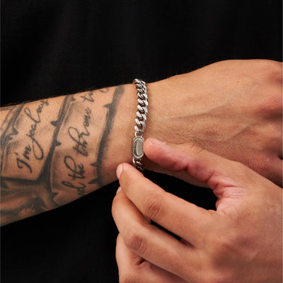 Cuban Bracelet (Silver) 8mm