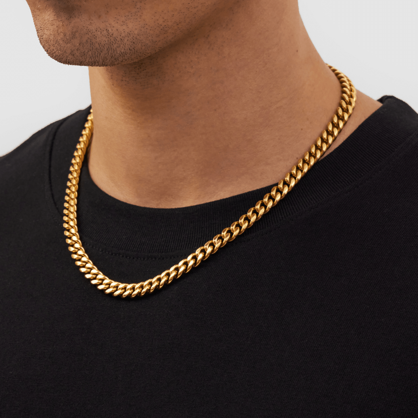 Cuban Chain In Gold (8mm) | CRAFTD UK