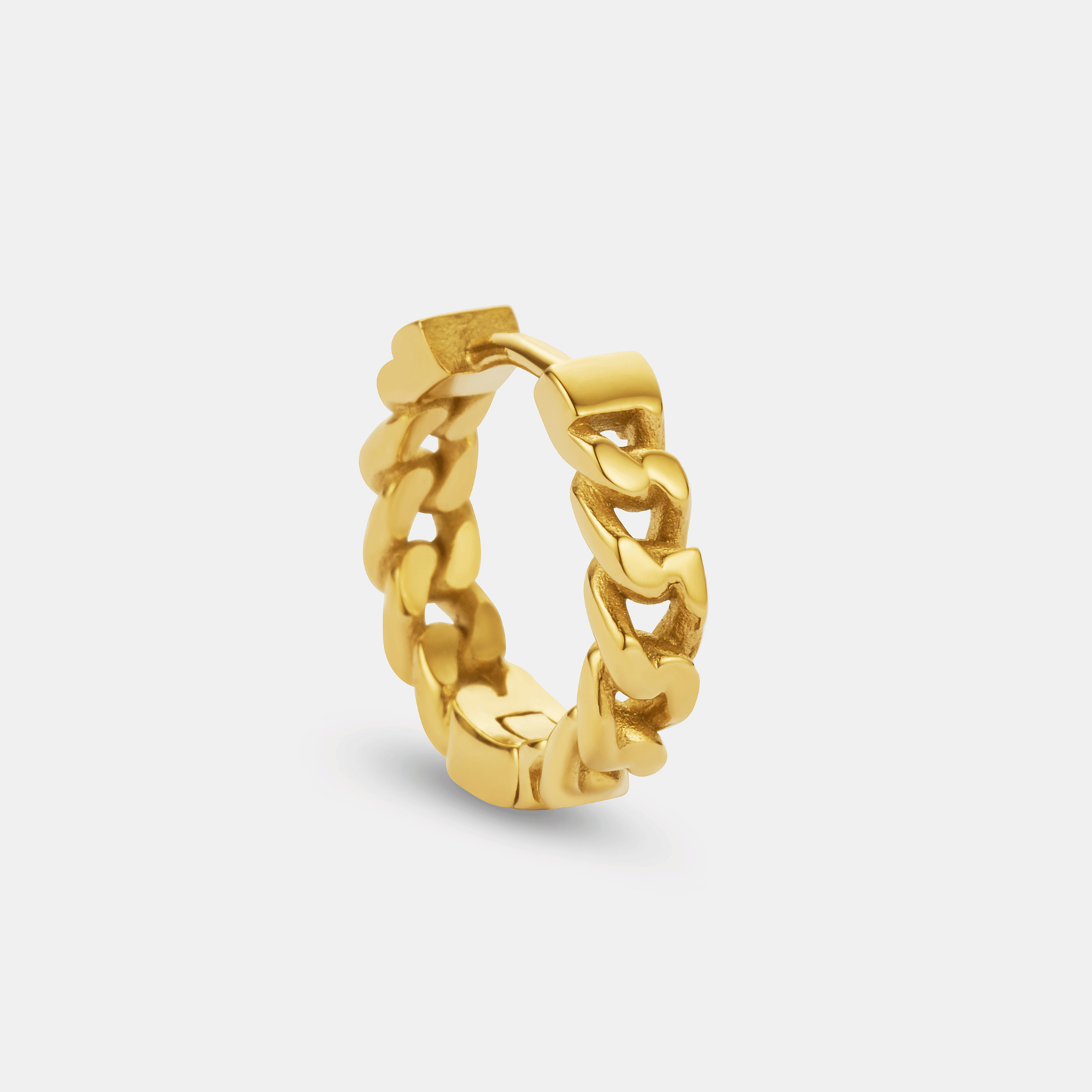Cuban Hoop Earring (Gold)